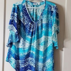 Shades of Blue Blouse
